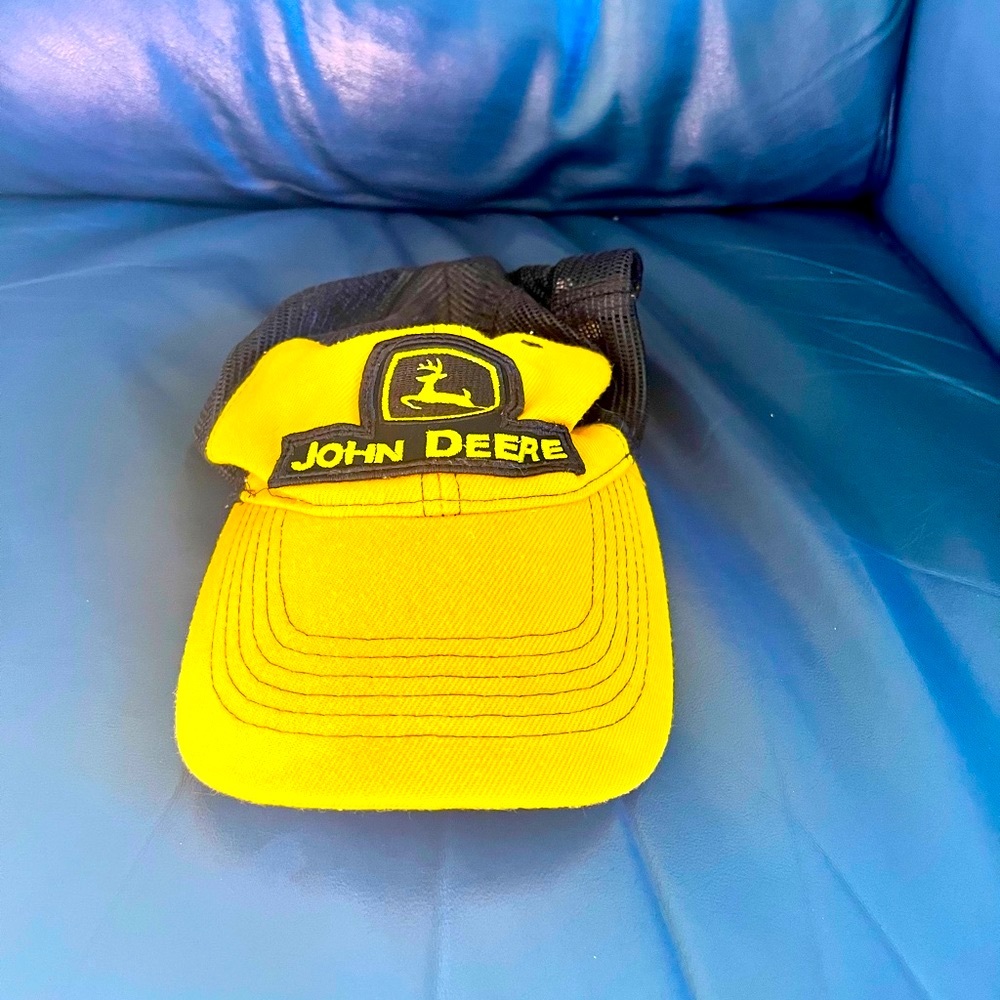 John Deere Yellow Mesh Back Hat